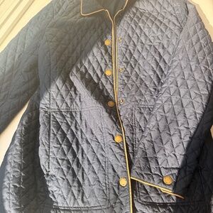 Brooks Brothers Women's Spring Equestrian Style Navy Spring Jacket Size M